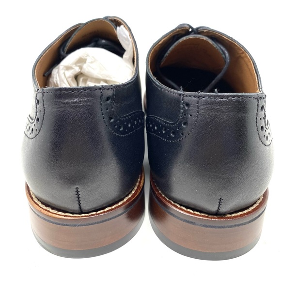 Johnston & Murphy Conard Oxford Cap Toe Dress Shoes Black - Picture 5 of 8